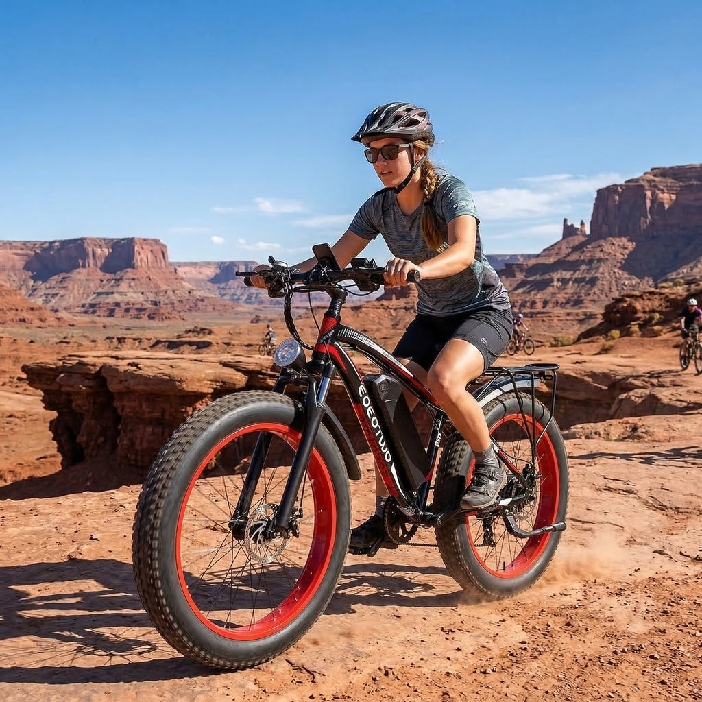 Electric Bike Adult 26" Fat Tire 1500W Peak Motor 34Mph