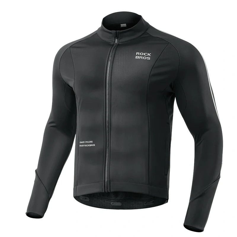 Cycling Fleece Jersey — Long Sleeve, 32–50°F