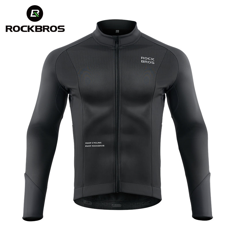 Cycling Long Sleeve Fleece Jersey for 32°F–50°F