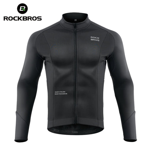 Cycling Fleece Jersey — Long Sleeve, 32–50°F