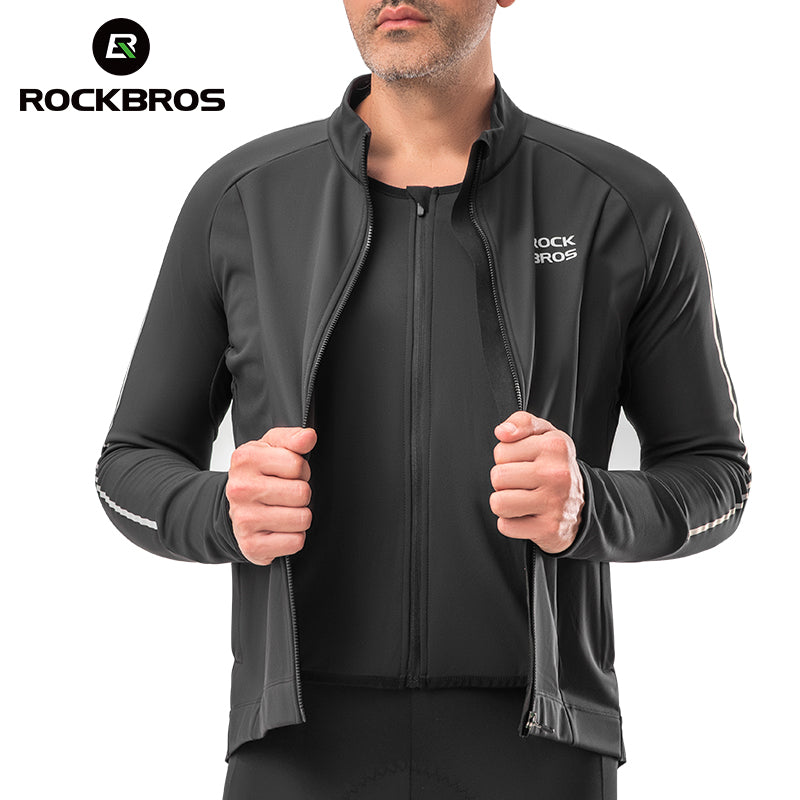Cycling Fleece Jersey — Long Sleeve, 32–50°F