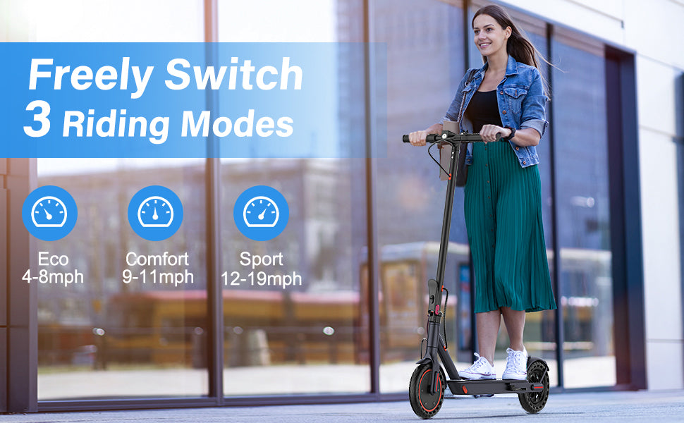 Electric Scooter 350W 19mph Max Speed 8.5inch tire Folding Electric Scooter 16miles Max