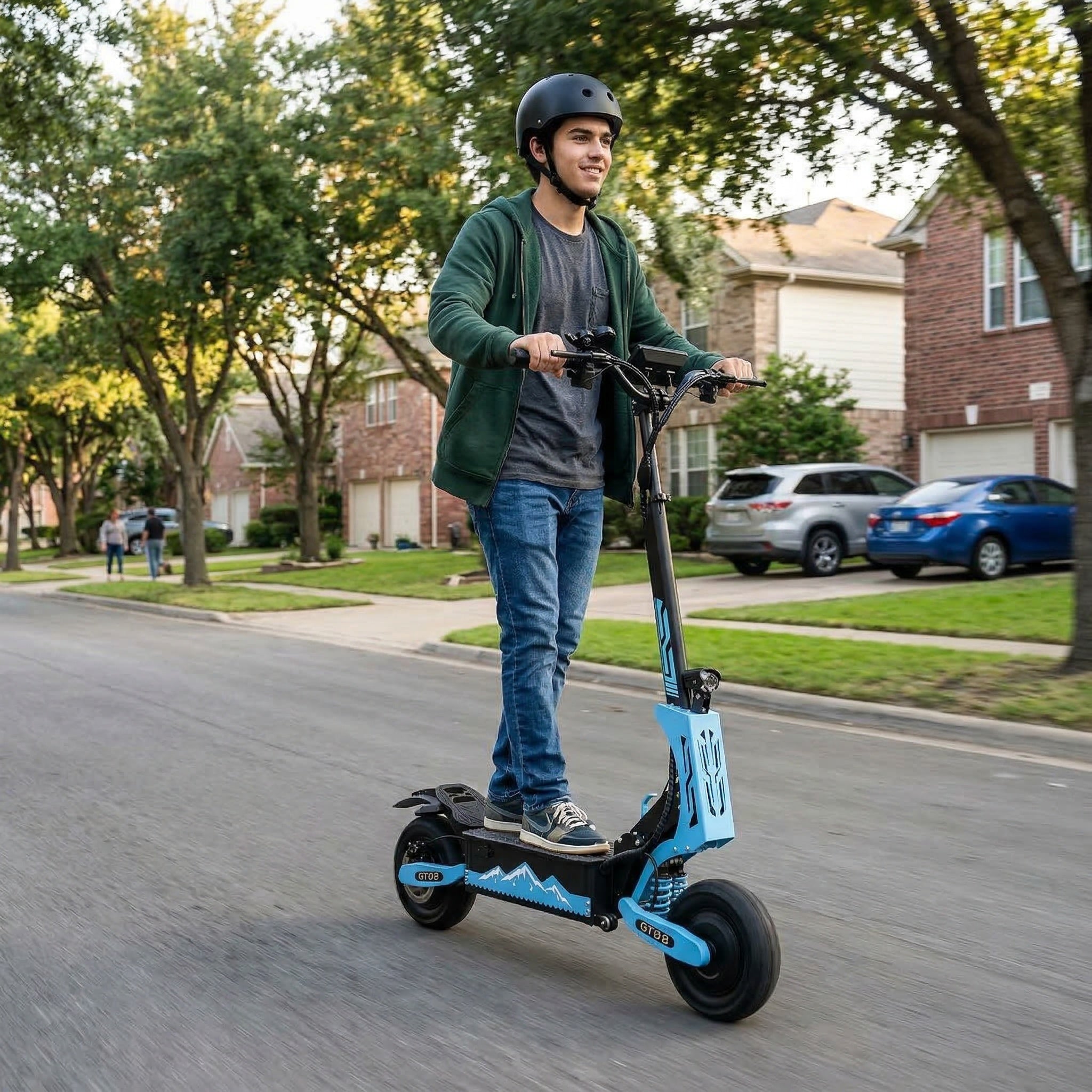 5600W Adult Electric Scooter Dual Motor Top Speed 46MPH